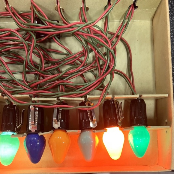 Vintage Royalites Christmas Tree Light Streamer String Set with Box 2 Sets - Picture 9 of 13